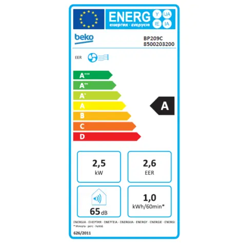 Climatisation monobloc BEKO BP209C - 8