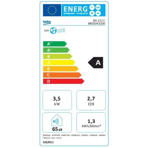 Climatisation monobloc BEKO BA 212 C - 2