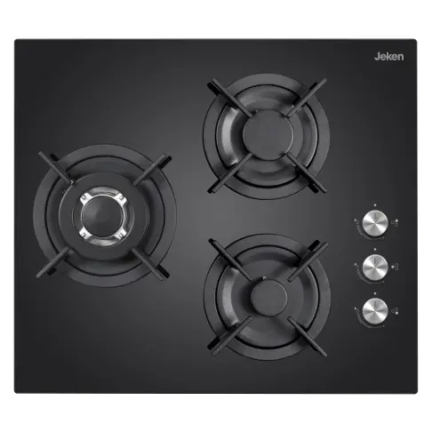 Plaque de cuisson gaz verre JEKEN JTBI3VRB-11 - 1