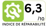Tv led 65'' TCL 65P615 - article.repairability.index