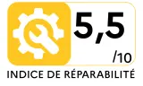 Aspirateur traineau sans sac ELECTROLUX ESPC 72 RR - article.repairability.index