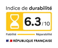 Lave-linge frontal JEKEN JLLFS12FW-11 - Indice de durabilité
