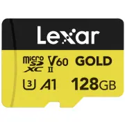 Carte microsd LEXAR MICROSDXC GOLD 128 GB V 60