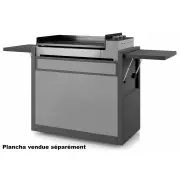 Chariot et capot de plancha FORGE ADOUR CH PAF 75 NG