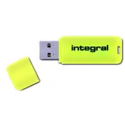 Cle usb INTEGRAL NEON JAUNE 16 GB