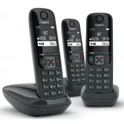 Téléphone sans fil GIGASET SIEMENS GIGA AS 690 TRIO NOIR