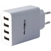 Chargeur secteur usb AKASHI ALT 4 USBAC 5 WH