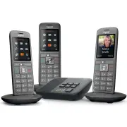 Telephone sans fil GIGASET SIEMENS GIGA CL 660 A TRIO ANTHRACITE