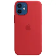 Coque Apple MagSafe Silicone Rouge