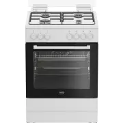 Cuisinière dessus gaz BEKO FBE62011WC