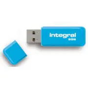 Cle usb INTEGRAL NEON BLEU 8 GB