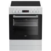 Cuisinière vitrocéramique BEKO FSE 67300 WCS