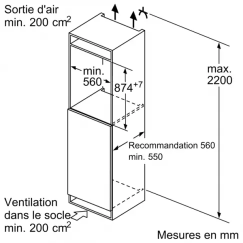 Congélateur intégrable SIEMENS GI21VADE0 - 7