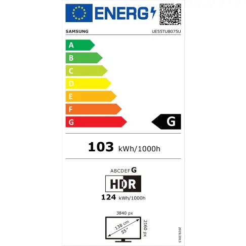 Téléviseur 55'' SAMSUNG UE 55 TU 8075 - 12