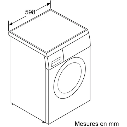 Lave-linge frontal BOSCH WUU28T6MFR - 8
