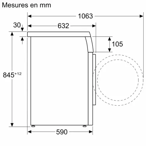 Lave-linge frontal BOSCH WUU28T6MFR - 7