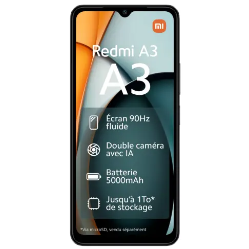 Smartphone XIAOMI REDMIA3NOIR - 2