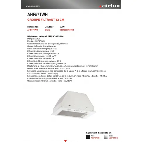 Groupe AIRLUX AHF 571 WH - 3