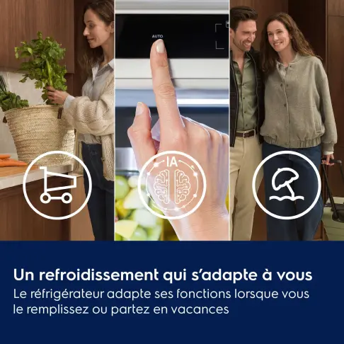 Réfrigérateur combiné inversé ELECTROLUX ENA7TE75S - 9