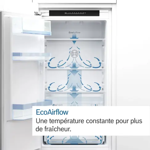 Réfrigérateur intégrable combiné inversé BOSCH KIV86SFE0 - 6