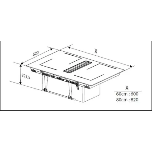 Plaque aspirante induction BEKO HIXI64700UF1 - 8