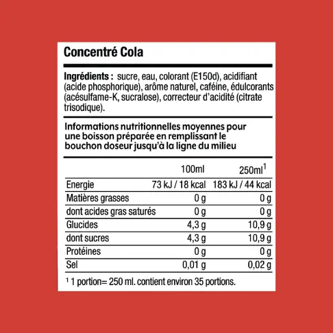 Concentré pour machine à soda SODASTREAM 1424220330 - 7