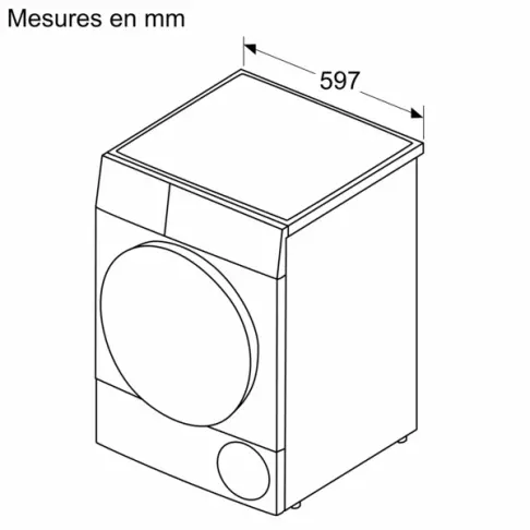 Sèche-linge frontal BOSCH WTH83V1MFR - 6