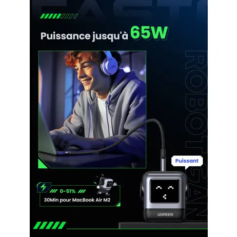 Chargeur secteur UGREEN 25685B - 8