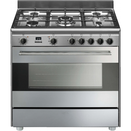 Piano Cuisson Dessus Gaz Smeg Gamme Elite Bg 91 Px 9 Mda