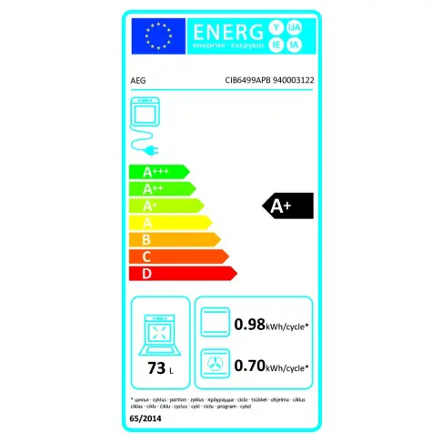 Cuisinière dessus induction AEG CIB6499APB - 7
