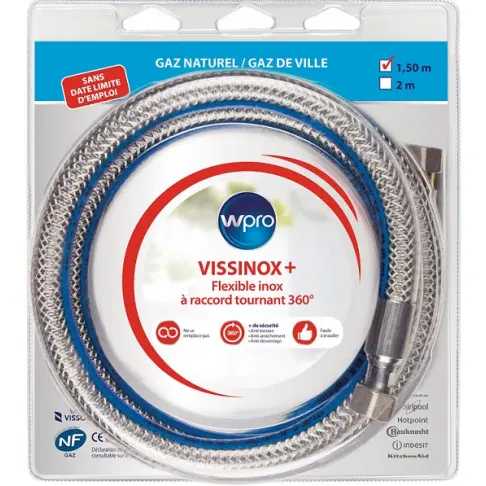 Branchement gaz et électrique WPRO TNV 150 - 1