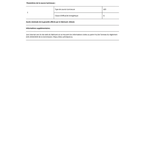 Réfrigérateur intégré 1 porte WHIRLPOOL ARG7531 - 2