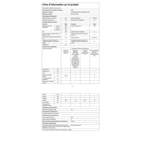 Réfrigérateur combiné inversé MIELE KD4172EELACTIVE - 10