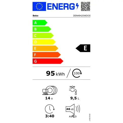 Lave-vaisselle 60 cm BEKO DEN 48420 WDOS - 9