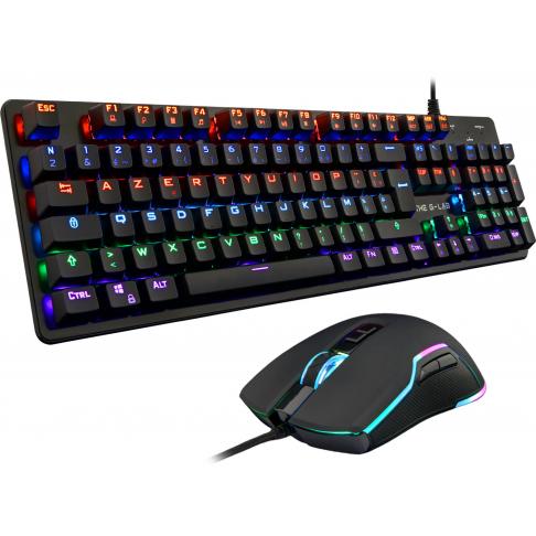 Clavier gaming THE G-LAB COMBO-CARBON/FR