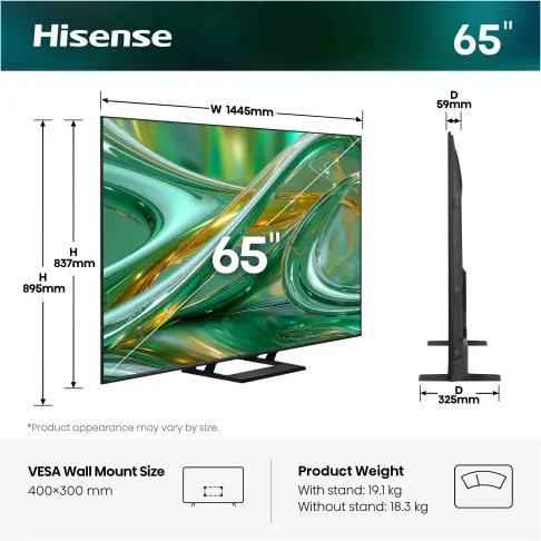 Tv led 65'' HISENSE 65E8S - 6