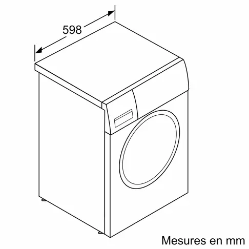 Lave linge hublot BOSCH WGE02201FR - 9