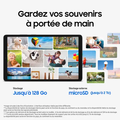 Tablette tactile Samsung Galaxy Tab A11 - 64 Go - Gris - 4
