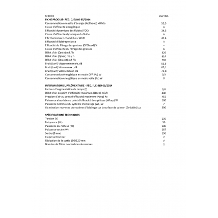 Hotte Decorative Teka Dlv 985 Mda