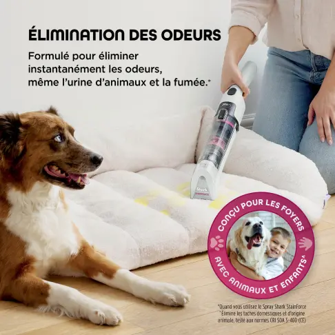 Nettoyeur détachant portable SHARK HX100EUT - 10