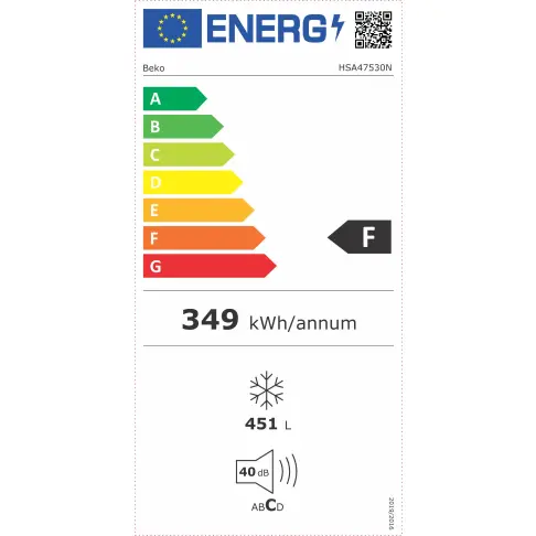 Congélateur coffre BEKO HSA47530N - 7