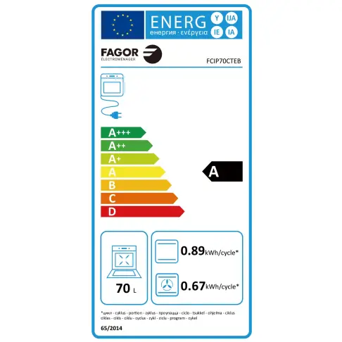 Cuisinière induction FAGOR FCIP70CTEB - 7