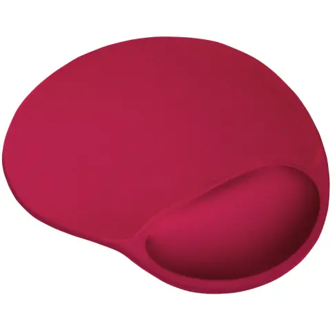 tapis souris regonomique rouge - 1