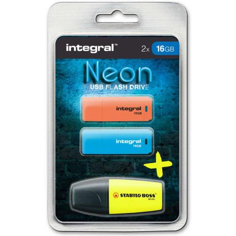 Clé usb INTEGRAL INFD16GBNEONORBL/ST