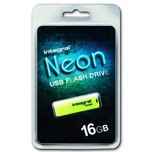 Cle usb INTEGRAL NEON JAUNE 16 GB - 2