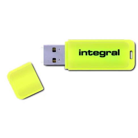 Cle usb INTEGRAL NEON JAUNE 16 GB - 1