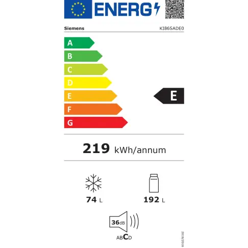 Réfrigérateur intégrable combiné inversé SIEMENS KI86SADE0 - 9