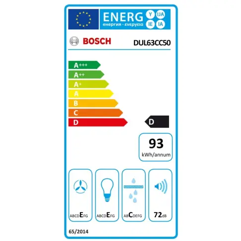 Hotte visière BOSCH DUL 63 CC 50 - 9