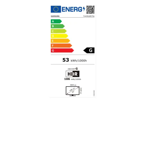 Tv led 43'' SAMSUNG TU43DU8575 - 2