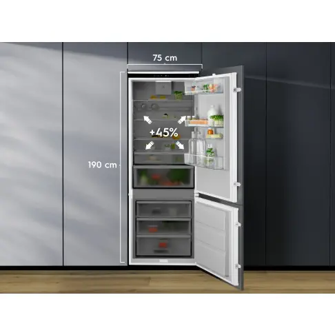 Réfrigérateur combiné intégré ELECTROLUX KNR7TE75S - 2